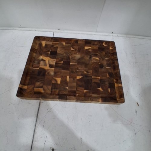 WOOD CUTTING BOARD - 13" X 17" - BROWN image 2