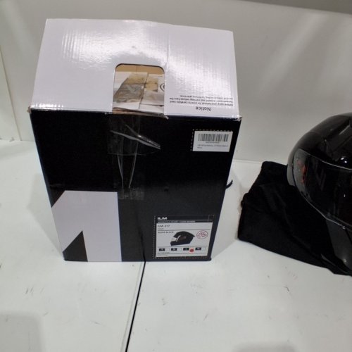 ILM FULL FACE MOTORCYCLE HELMET WITH 2 VISORS DOT APPROVED MOTOCROSS HELMET - LARGE - MATTE BLACK (MODEL: ILM-317) image 4