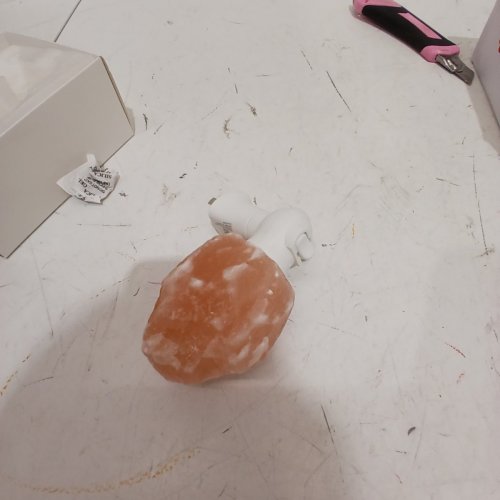 HIMALAYAN CRYSTAL SALT LAMP - WALL PLUG - WHITE image 3