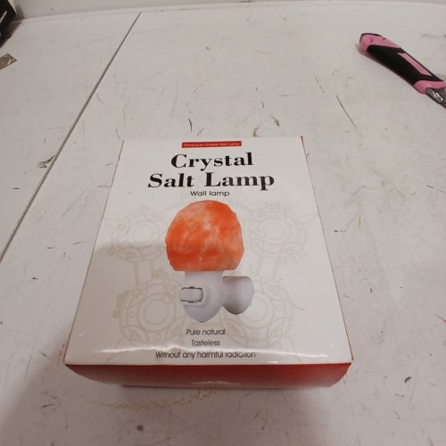 HIMALAYAN CRYSTAL SALT LAMP - WALL PLUG - WHITE image 5