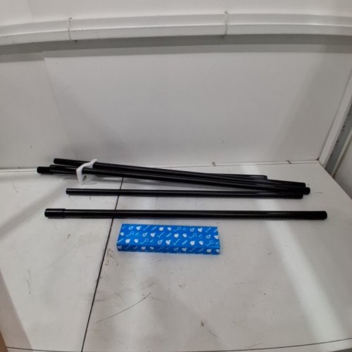 2PK UMBRA CURTAIN ROD KIT - 42" - 108" - BLACK - (MODEL: 2881747) image 2