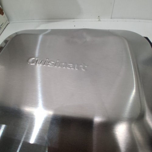 CUISINART CONTACT GRIDDLER LCD DISPLAY WITH SEAR FUNCTION & SMOKE-LESS MODE - 1500W - SILVER (MODEL: GR-6SC) image 4
