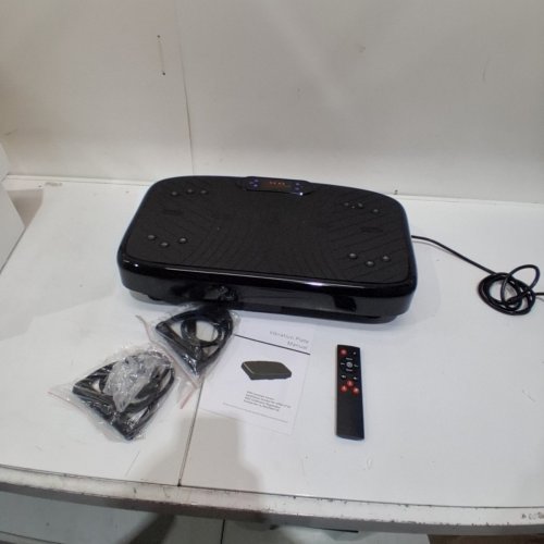 TAEVNO BLUETOOTH VIBRATION PLATE EXERCISE MACHINE - 450LB CAPACITY - WITH REMOTE - BLACK image 3