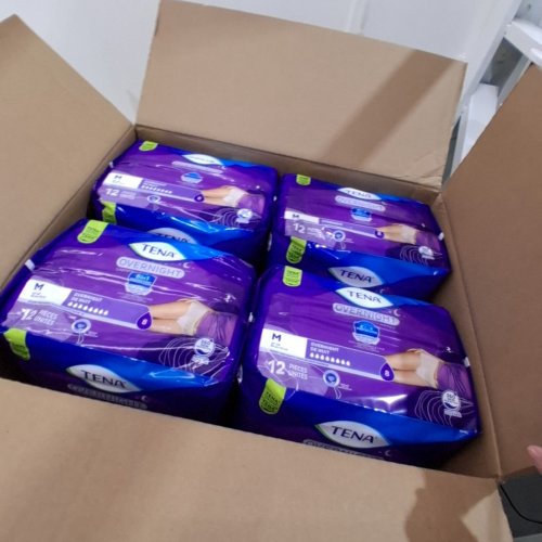 48PK TENA DISPOSABLE OVERNIGHT ABSORBENT UNDERWEAR - MEDIUM - 34" - 44" (MODEL: 072213 V-01) image 2