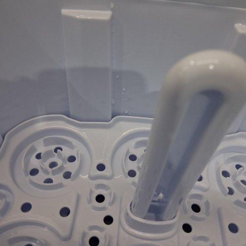 DR. BROWN'S DELUXE BOTTLE STERILIZER - HOLDS 6 BOTTLES - WHITE/GREY (MODEL: AC045) image 4