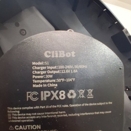 CLIBOT CORDLESS ROBOTIC POOL CLEANER - 30W 1920 GPH - BLACK/ORANGE (MODEL: S1) image 3