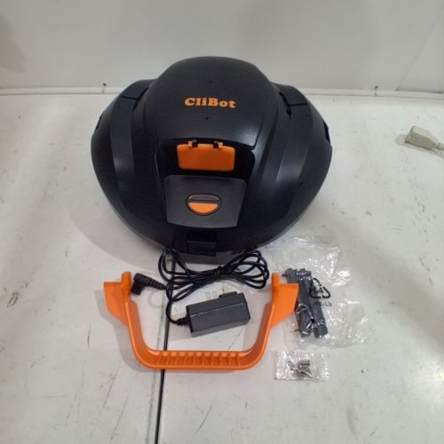CLIBOT CORDLESS ROBOTIC POOL CLEANER - 30W 1920 GPH - BLACK/ORANGE (MODEL: S1) image 5