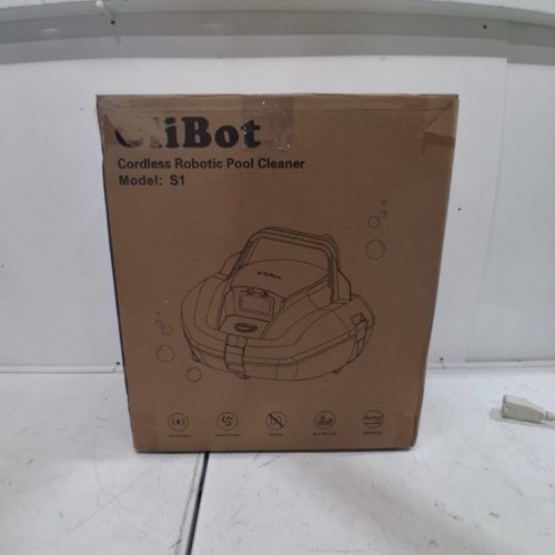 CLIBOT CORDLESS ROBOTIC POOL CLEANER - 30W 1920 GPH - BLACK/ORANGE (MODEL: S1) image 6
