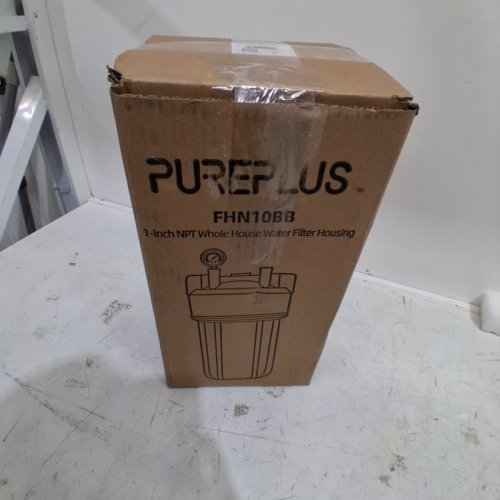 PUREPLUS WHOLE HOUSE WATER FILTER HOUSING - NPT PORT 1" - BLUE (MODEL: FHN10BB) image 4