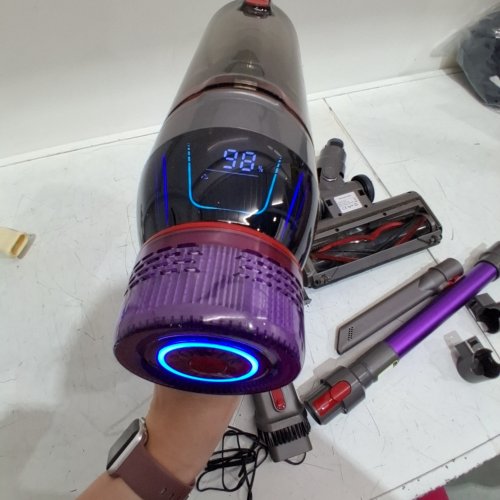 MQDXE CORDLESS STICK VACUUM CLEANER - 550W - PURPLE (MODEL: TV106S) image 2