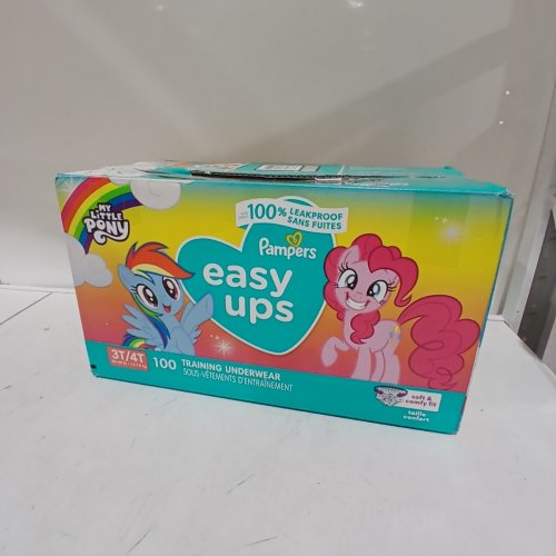100PK PAMPERS POTTY TRAINING EASY UPS - 3T-4T - DREAMWORKS TROLLS image 3