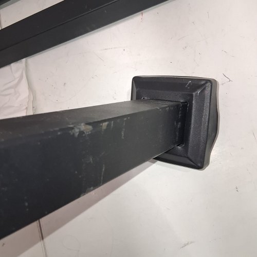 4-5 STEPS SQUARE TUBE CARBON STEEL OUTDOOR HANDRAIL - 4.5FT - BLACK (MODEL: FG-4-5) image 4