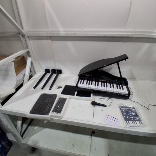 STRICH 37 KEYS KIDS PIANO KEYBOARD SET WITH STAND CHAIR - CLASSIC BLACK -(MODEL: SEK-60) image 2