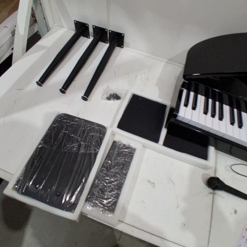 STRICH 37 KEYS KIDS PIANO KEYBOARD SET WITH STAND CHAIR - CLASSIC BLACK -(MODEL: SEK-60) image 3