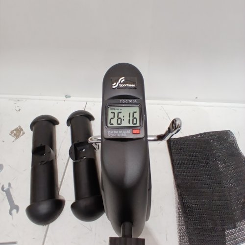 SPORTNEER UNDER DESK MINI PORTABLE PEDAL CYCLE EXERCISE BIKE WITH DIGITAL MONITOR - BLACK (MODEL: MC01) image 2