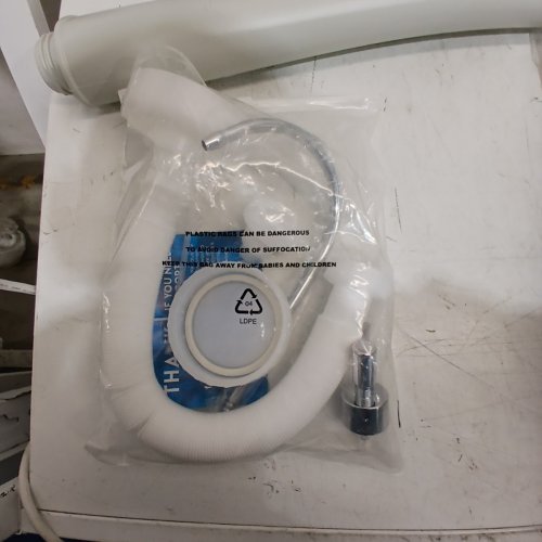 SERENELIFE PORTABLE SINK WITH WATER TANK AND ROLLING WHEELS - 4.4GAL - WHITE- (MODEL:‎SLCASN19) image 3