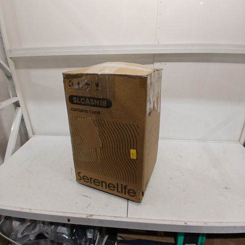 SERENELIFE PORTABLE SINK WITH WATER TANK AND ROLLING WHEELS - 4.4GAL - WHITE- (MODEL:‎SLCASN19) image 4