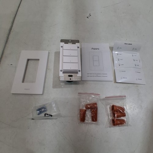 AQARA H2 SMART LIGHT 2-IN-1 NEUTRAL, 4 BUTTONS, 3 CHANNELS SWITCH FOR SMART HOME, THREAD/ZIGBEE PROTOCOL, SUPPORTS APPLE HOME, ALEXA - WHITE (MODEL: H2 US) image 2