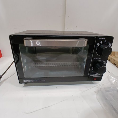 MAINSTAYS 4-SLICE TOASTER OVEN - FITS A 9" PIZZA - BLACK (MODEL: MDS4100112163) image 5