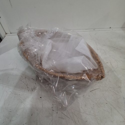 JZCHUNTOY IMITATION RATTAN STORAGE BASKET - 11" X 5.5" - BROWN image 4