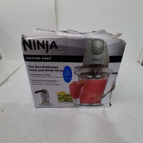 NINJA MASTER PREP-TO-CRUSH 3-IN-1 PERSONAL BLENDER SET - 48OZ & 16OZ - SILVER - (MODEL: QB900BC) image 5