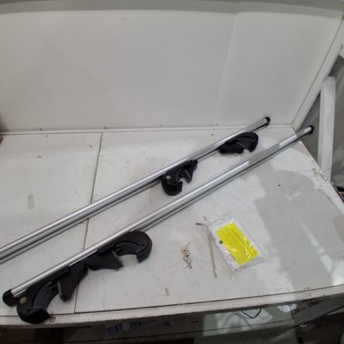 2PK MAXXHAUL ALUMINUM ROOF TOP CROSS BAR - 52" - 150LBS - SILVER/BLACK (MODEL: 50220) image 2