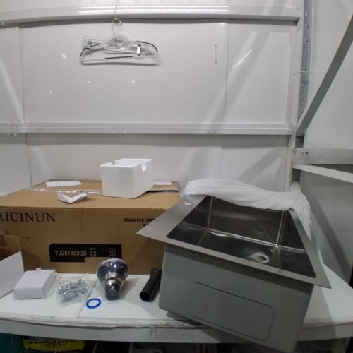 RICINUN TOP-MOUNT DEEP BAR/KITCHEN SINK - 28" X 18" X 9" - STAINLESS STEEL - (MODEL: YJ281809SD) image 3