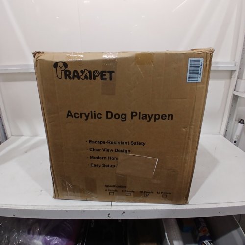 10PK PRAXIPET ACRYLIC INDOOR DOG PLAYPEN - 24" - WHITE image 5