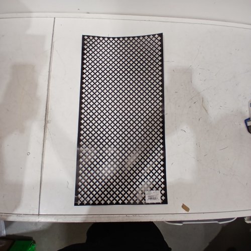 MD BUILDING CLOVERLEAF ALUMINUM SHEET - 1FT X 2FT - BLACK image 2