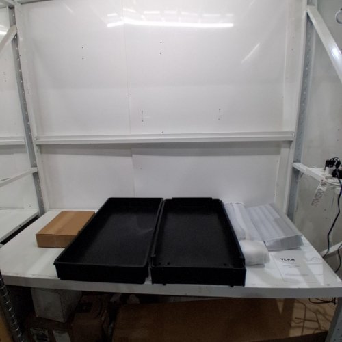 VEVOR UTILITY SERVICE CART - 2 SHELF - 550 LBS CAP - BLACK (MODEL: JY-BS) image 2