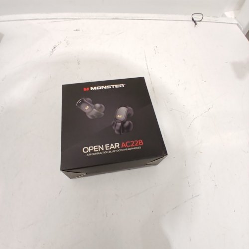 MONSTER OPEN EAR AIR CONDUCTION BLUETOOTH HEADPHONES - BLACK (MODEL: AC228) image 3