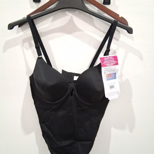 WOMEN'S MADENFORM FLEZEES SCULPTING FULL COVERAGE SHAPEWEAR BODYSUIT SHAPEWARE- EXTRA LARGE - BLACK (STYLE: CLS853) image 2