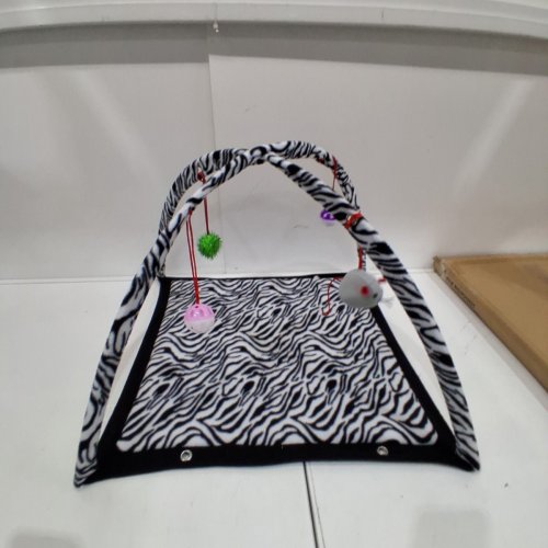 PETMAKER CAT ACTIVITY CENTRE PLAY MAT - ZEBRA PRINT (MODEL: 80-PET6136) image 3