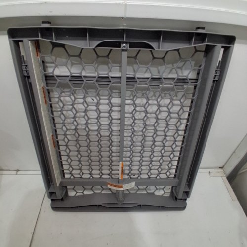 GRAY EXPANDABLE PLASTIC SAFETY GATE - GREY (0723 DS) image 4