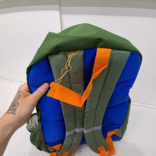 ROOTS LIGHTWEIGHT BACKPACK WITH LAPTOP COMPARTMENT - 34L - GREEN/BLUE (STYLE:RTS6914) image 3