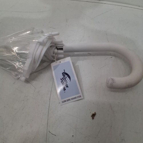 WEATHER STATION BUBBLE DOME CLEAR UMBRELLA - 52" - WHITE (MODEL: WS510-WHITE) image 4