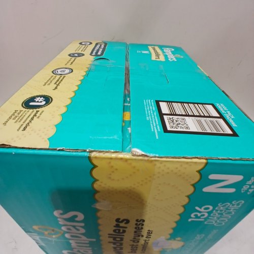 136PK PAMPERS SWADDLERS DISPOSABLE BABY DIAPERS - NEWBORN SIZE image 3