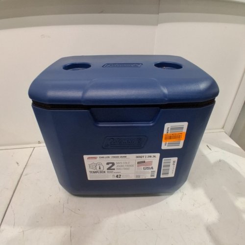 COLEMAN PORTABLE HARD COOLER / CHILLER - 30QT - SAPPHIRE BLUE (MODEL : 2226954) image 2