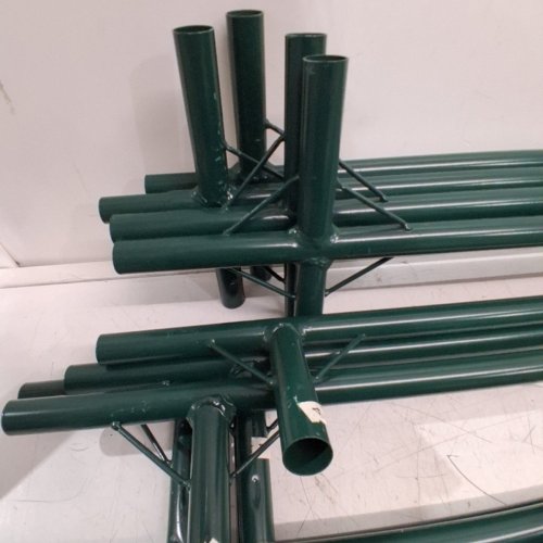BENEFITUSA METAL GREENHOUSE FRAME - 12FT X 7FT X 7FT - GREEN (MODEL: GH050-FRAME) image 3