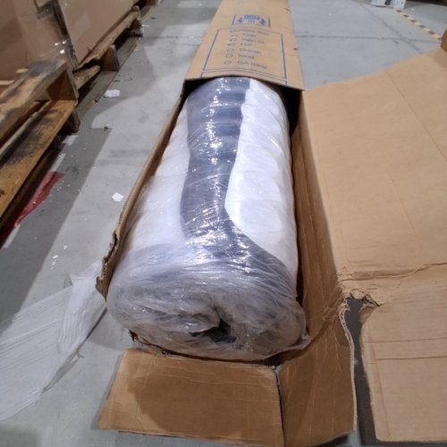 12" SPRING AND MEMORY FOAM HYBRID MATTRESS IN A BOX - QUEEN - BLACK/WHITE image 6