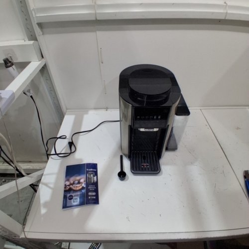 DELONGHI TRUEBREW HOT OR ICED SINGLE SERVE COFFEE MAKER WITH BUILT-IN GRINDER - BLACK/STAINLESS STEEL (MODEL: CAM51025MB) image 5