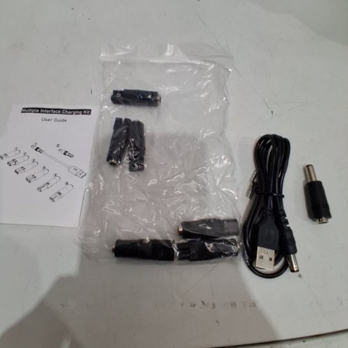 8PC BOEEA POWER CORD RPLACEMENT CHARGER - 5V - BLACK image 2