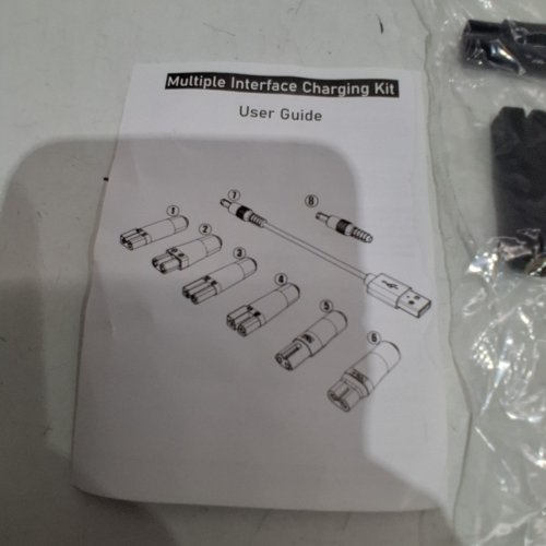 8PC BOEEA POWER CORD RPLACEMENT CHARGER - 5V - BLACK image 3