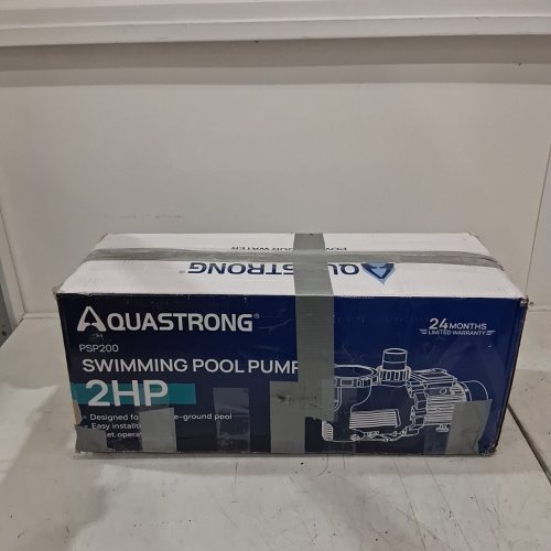 AQUASTRONG IN/ABOVE GROUND POOL PUMP HIGH FLOW SELF PRIMMING SWIMMING POOL PUMP - 2HP/115V/60HZ - GLOSSY BLACK (MODEL: PSP200) image 10