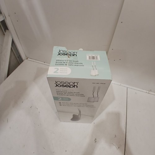 2PK JOSEPH JOSEPH FLEX LITE SILICONE TOILET BRUSH WITH SLIMLINE HOLDER SET - WHITE (MODEL: 1796144) image 5