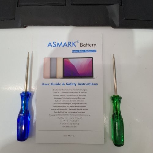 ASMARK LAPTOP BATTERY REPLACEMENT - FOR MACBOOK AIR 2012-17 - BLACK image 2