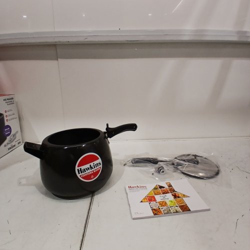 HAWKINS HARD ANODISED PRESSURE COOKER, 6.5L - CONTURA BLACK (MODEL: CB65) image 2
