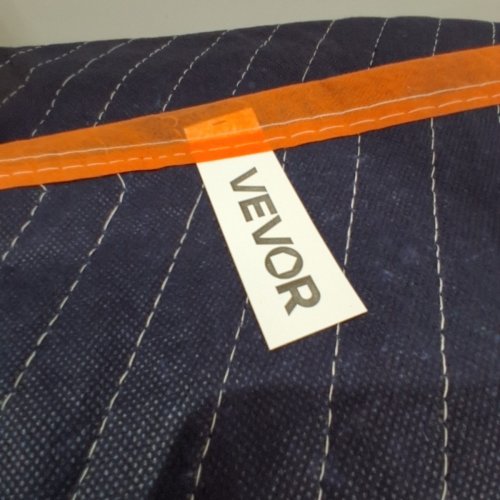 6PK VEVOR MOVING BLANKETS - 80" X 72" - NON-WOVEN & RECYCLED COTTON PACKING BLANKET - BLUE/ORANGE (MODEL: DCBYT80X72IN5J3EWV0) image 4