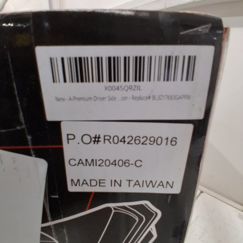 A PREMIUM DRIVER-SIDE (LEFT) EXTERIOR POWER-ADJUST MIRROR ASSEMBLY - FITS SELECT MODELS - BLACK (ITEM: CAMI20406-C) image 2