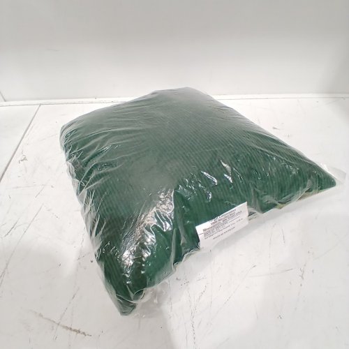 ROOM ESSENTIALS REVERSABLE CORDUROY COLLECTION SQUARE THROW PILLOW - 16" X 16" - DARK GREEN / LIGHT GREEN image 4